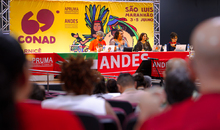 Participantes debatem conjuntura e desafios do movimento docente no primeiro dia do 69º Conad do ANDES-SN