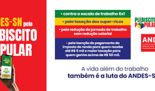 Plebiscito Popular prorroga votação até 30 de setembro; ANDES-SN convoca participação