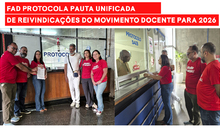 FAD protocola pauta unificada de reivindicações do Movimento Docente para 2026