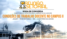 Adusb promove roda de conversa sobre condições de trabalho docente em Jequié