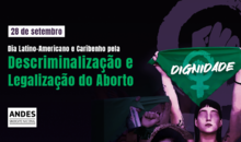 28/09: ANDES-SN participa de Dia de Luta pela Descriminalização e Legalização do Aborto