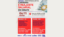 Fórum das ADs promove seminário sobre carreira e reajuste salarial, em Vitória da Conquista