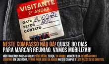 “Neste compasso não dá!”: Adusb cobra respeito e valorização após quase 80 dias sem diálogo com o Governo da Bahia