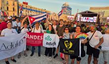 ANDES-SN e seções sindicais reafirmam solidariedade ao povo cubano em jornada de formação e lutas no 1º de Maio