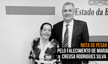 Nota de Pesar pelo falecimento de Maria Creusa Rodrigues Silva 