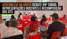 Assembleia da Adusb debate 69º CONAD, representações docentes e recomposição dos GTs