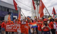 Neste dia dos professores a nossa palavra de ordem foi Luta pela Democracia!