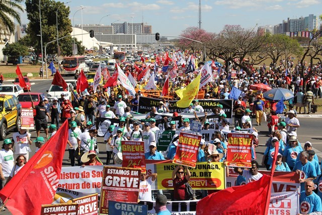 Trabalhadores realizarão Jornada de Lutas em Brasília de 12 a 14 de setembro