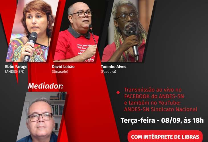 Transmissão ao vivo: Reforma Administrativa do Bolsonaro e a destruição dos Serviços Públicos