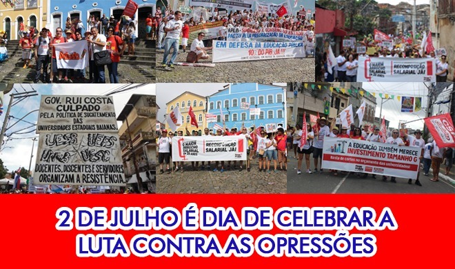 2 de julho é dia de celebrar a luta contra as opressões
