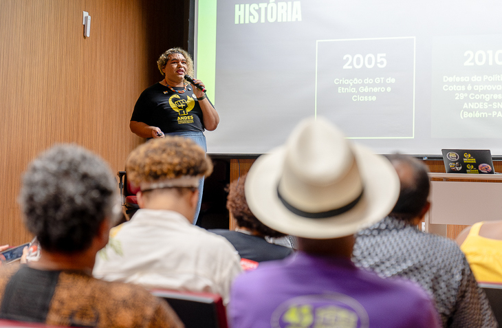 ANDES-SN apresentou campanha “Sou Docente Antirracista” no XIII Copene em Belém (PA)