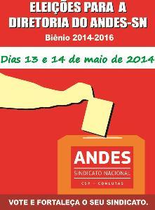 Eleições do Andes-SN serão realizadas na terça (13) e quarta (14)