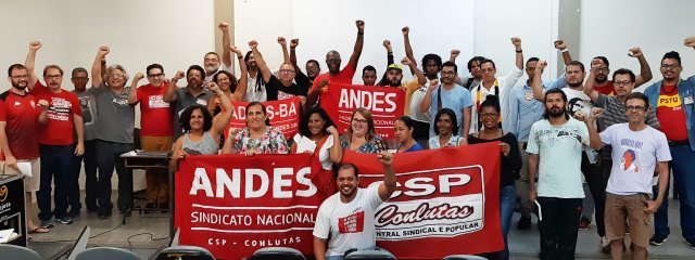CSP-Conlutas Bahia debate conjuntura e elege Executiva Estadual