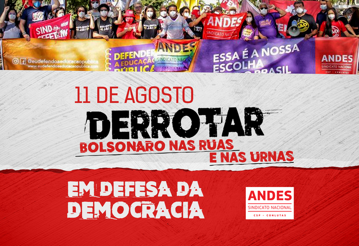 Ao menos 50 cidades já confirmaram atos pelo Fora Bolsonaro e em defesa da democracia nesta quinta (11)
