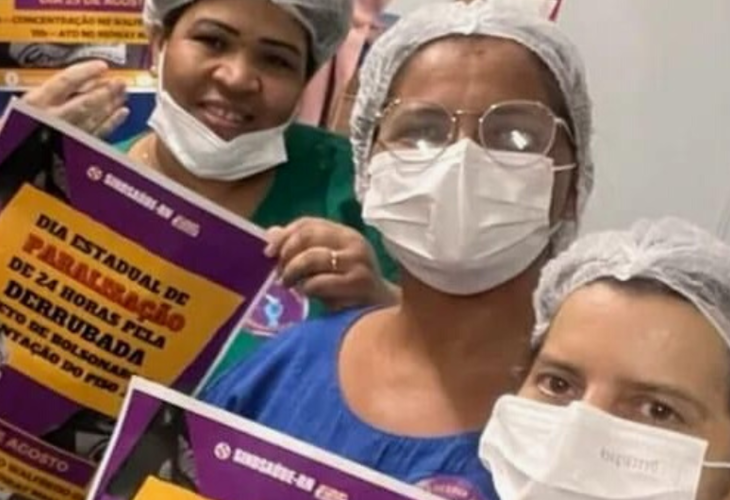 No RN, profissionais de enfermagem realizam dia de luta pelo piso salarial