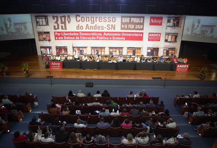 Adusb participa do 39º Congresso do Andes-SN, fortalecendo a democracia interna no sindicato