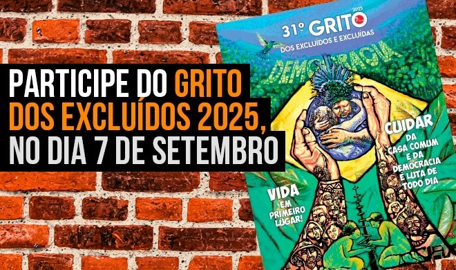 31º Grito dos Excluídos chega às ruas de Vitória da Conquista em defesa da democracia, do trabalho digno e contra o genocídio na Palestina