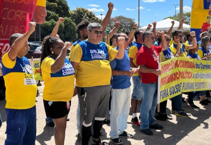 Campanha Salarial: trabalhadores dos Correios realizam ato em Brasília