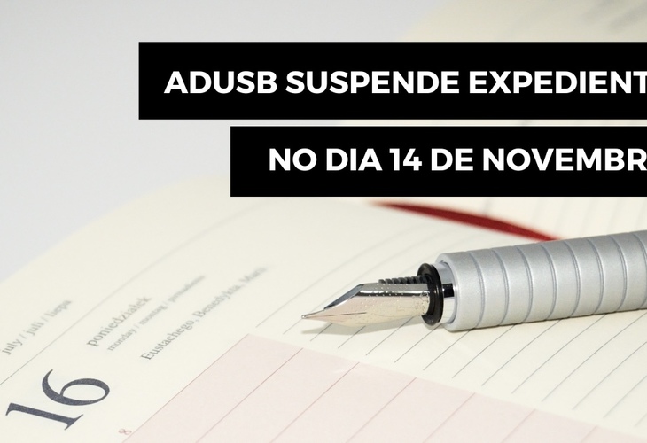 Adusb suspende expediente no dia 14 de novembro 