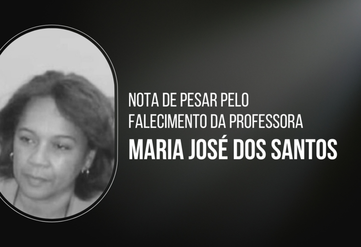 Nota de pesar pelo falecimento da professora Maria José dos Santos