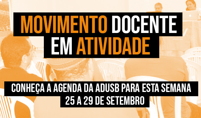 Movimento Docente em Atividade: Setembro