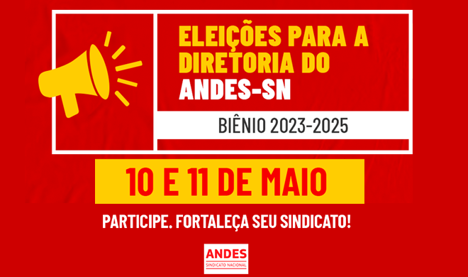 Diretoria do ANDES-SN divulga nota sobre processo eleitoral do Sindicato