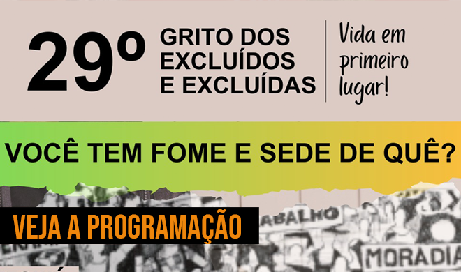 Participe do Grito dos Excluídos e Grito do Povo 2023