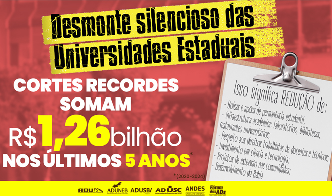UEBAs sofrem desmonte silencioso com subfinanciamento e cortes recordes; perdas somam 1,26 bi nos últimos cinco anos