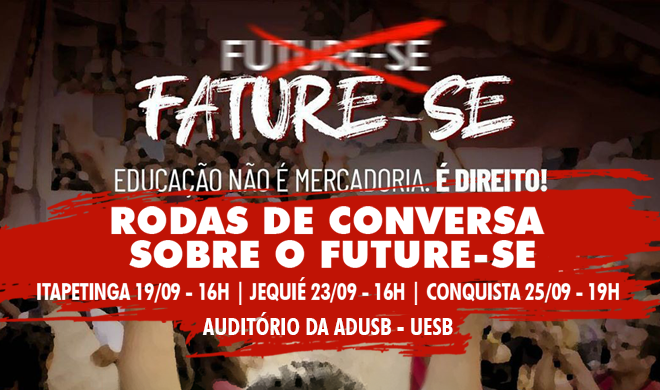 Future-se é tema dos eventos da Adusb em setembro