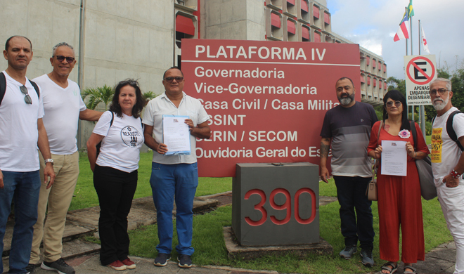 MOVIMENTO DOCENTE PROTOCOLA NOVO PEDIDO DE ABERTURA DA MESA DE NEGOCIAÇÃO PARA O GOVERNO DO ESTADO