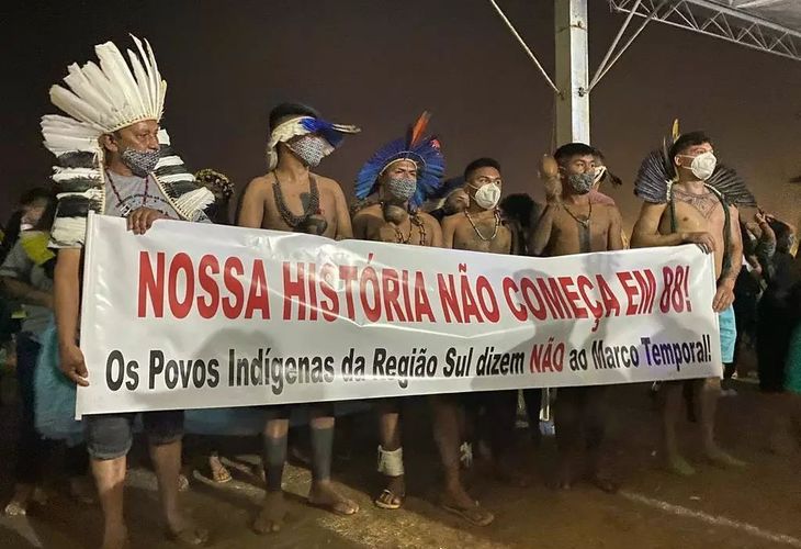 Indígenas de 117 povos iniciam novo acampamento em Brasília (DF)