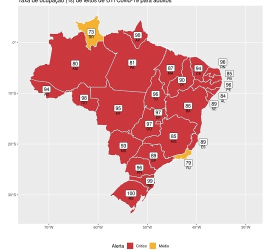 Fiocruz alerta para maior colapso sanitário e hospitalar da história do Brasil