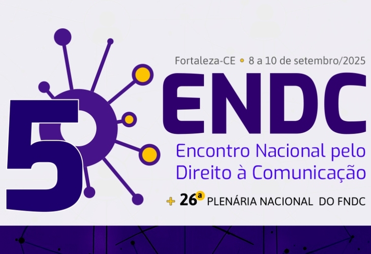 5º Encontro Nacional pelo Direito à Comunicação será realizado nos dias 8, 9 e 10 de setembro