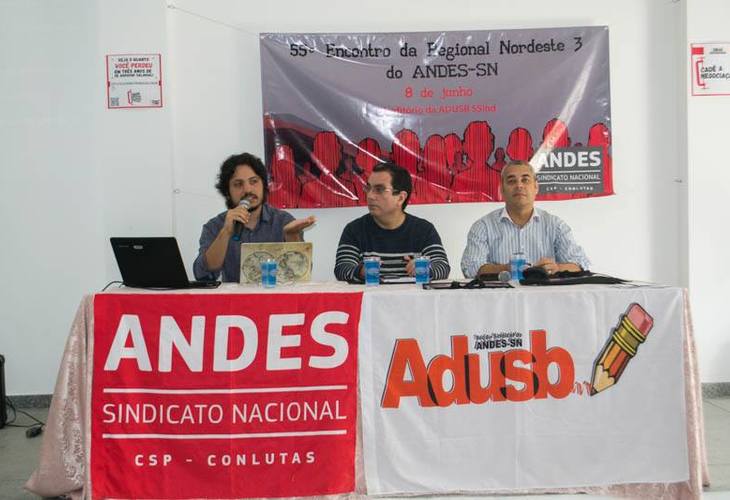 Marco legal C&T e fundações abrem debates do 55º Encontro da Regional NE 3 do Andes-SN