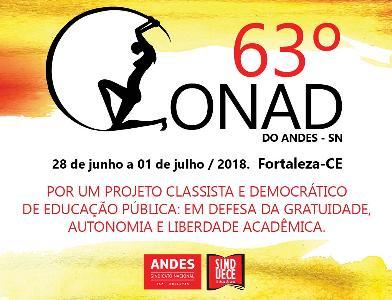 ANDES-SN promove 63º Conad na cidade de Fortaleza (CE)