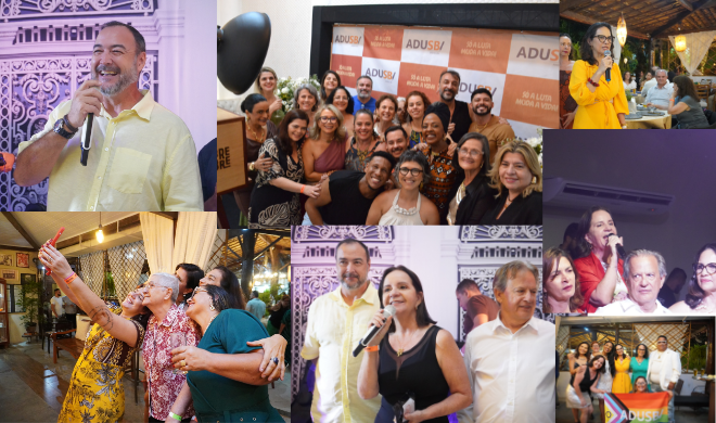 Confira as fotos das confraternizações de final de ano da Adusb nos três campi