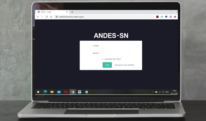 ANDES-SN desenvolve sistema digital de credenciamento para eventos do sindicato