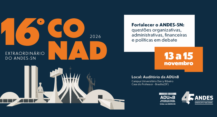 ANDES-SN divulga Caderno de Textos do 16º Conad Extraordinário