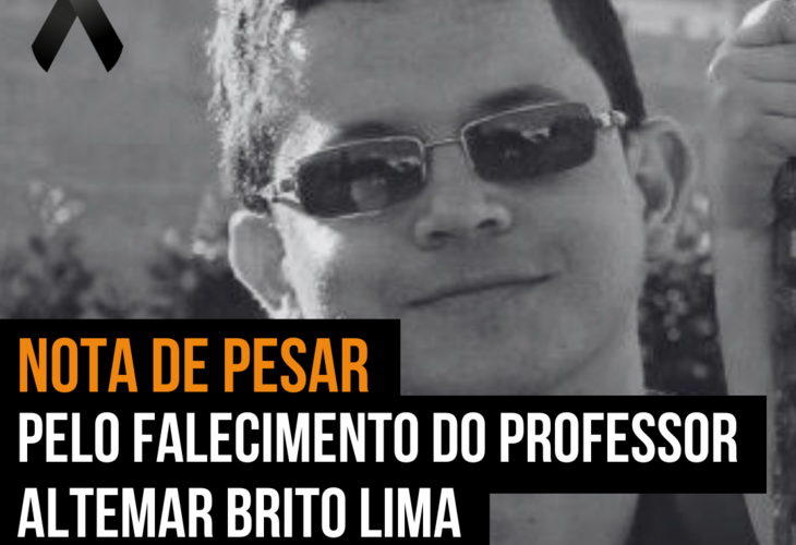 Nota de pesar pelo falecimento do professor Altemar Brito Lima