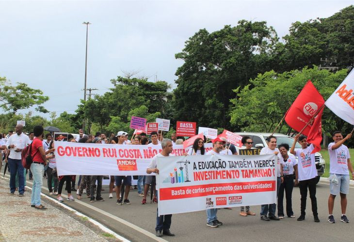 ANDES-SN lança campanha de solidariedade aos docentes das Estaduais da Bahia 