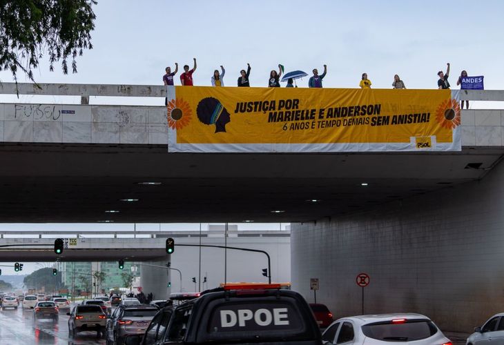 6 anos é tempo demais: atos pelo Brasil cobram justiça por Marielle Franco e Anderson Gomes