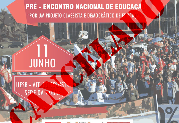 Encontro Regional de Educação do Sudoeste da Bahia é cancelado