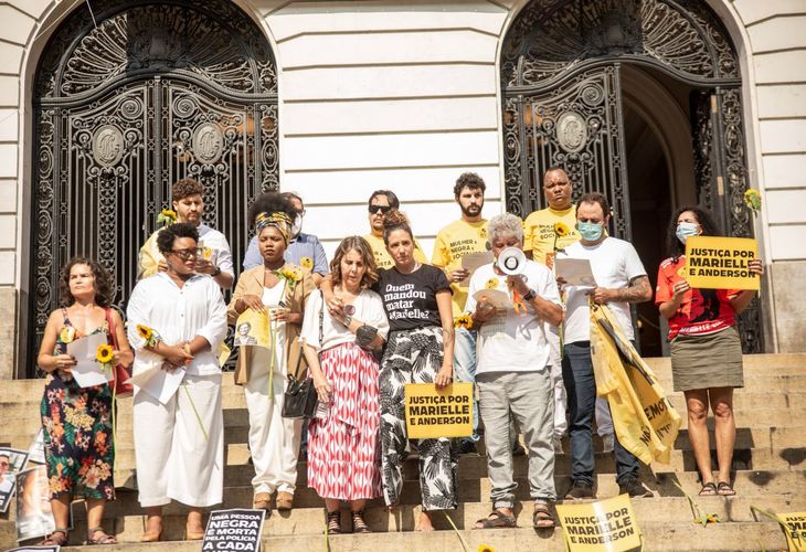 Atos pelo Brasil pedem justiça por Marielle Franco e Anderson Gomes
