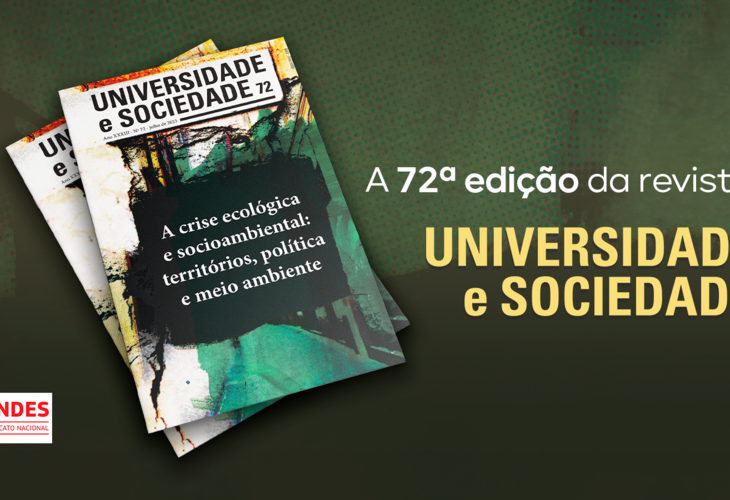 Edição 72 da Revista Universidade e Sociedade é lançada durante 66º Conad