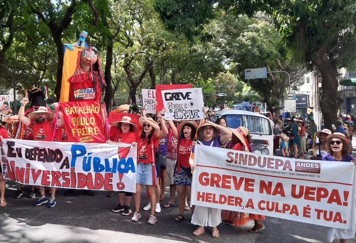 Docentes da Uepa seguem em greve por mais investimentos e valorização da categoria docente