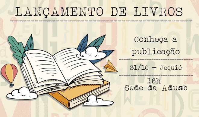 Adusb promove lançamento de livros em Jequié na próxima terça, 31