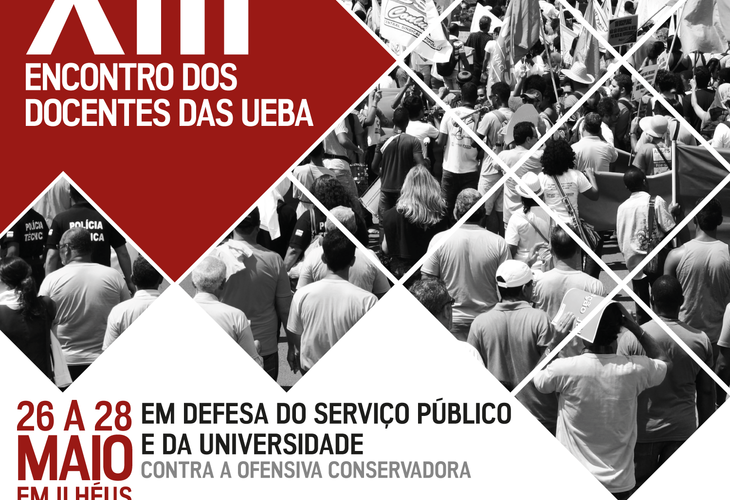 Encontro das UEBA debate serviço público e universidade de 26 a 28 de maio