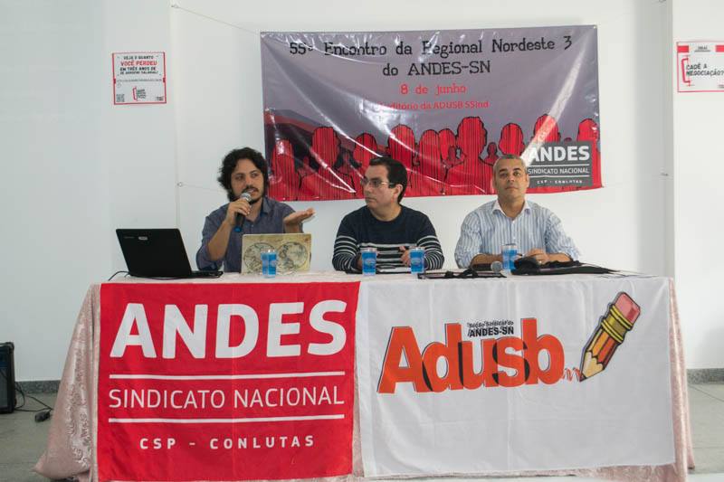 Marco legal C&T e fundações abrem debates do 55º Encontro da Regional NE 3 do Andes-SN