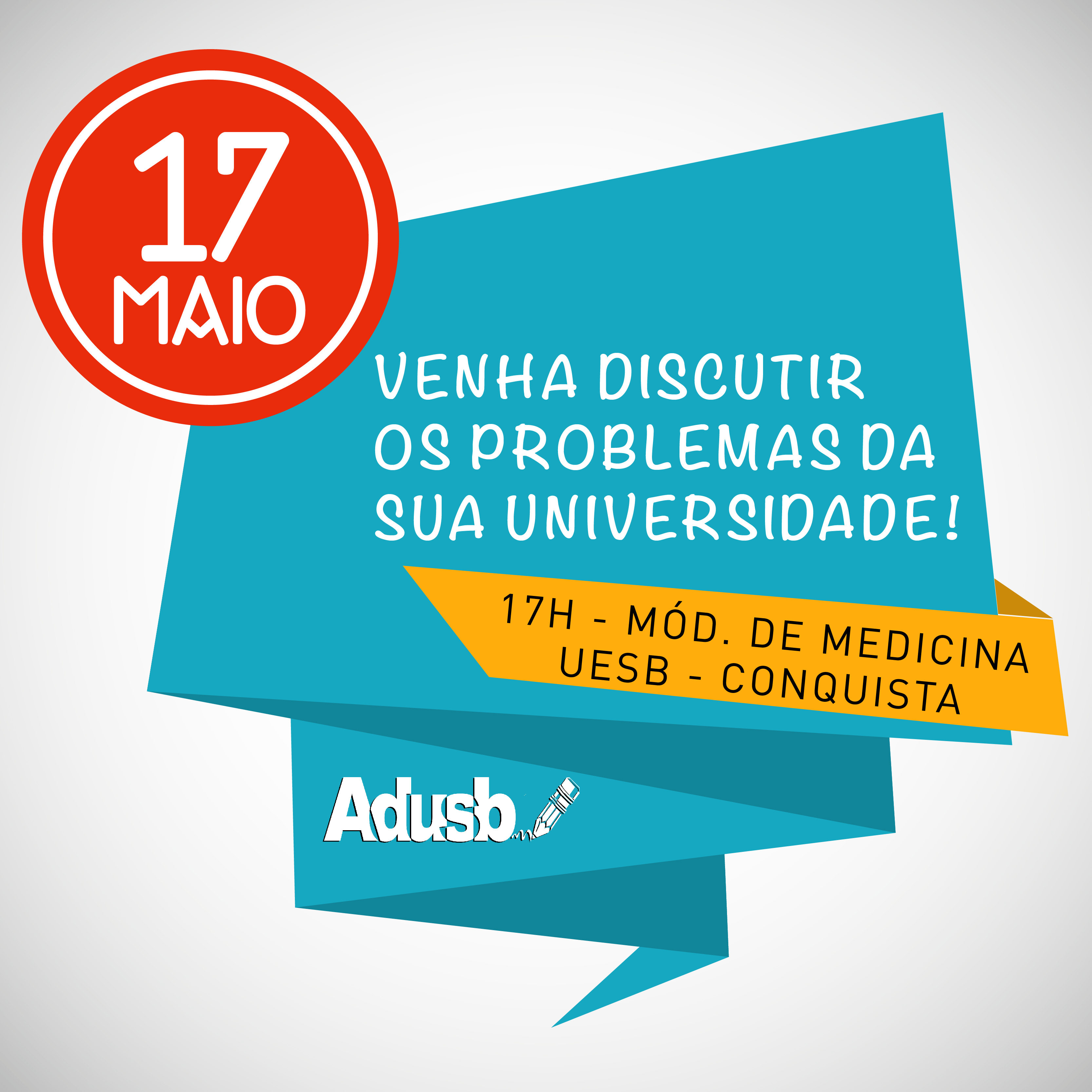Adusb convida comunidade universitária para plenária