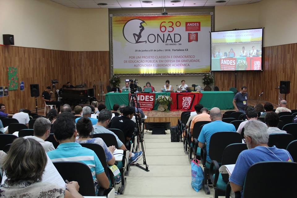 Docentes definem agenda de lutas para os setores no segundo semestre
